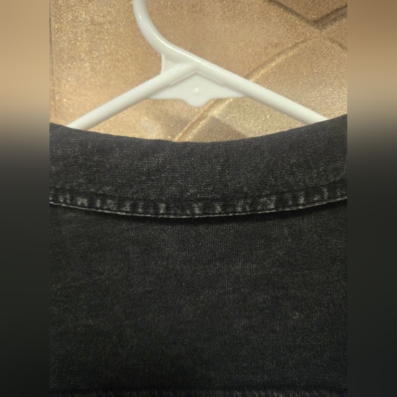 Rock & Republic Women's Button Up Shirt Size XS Black Distressed - Picture 5 of 5